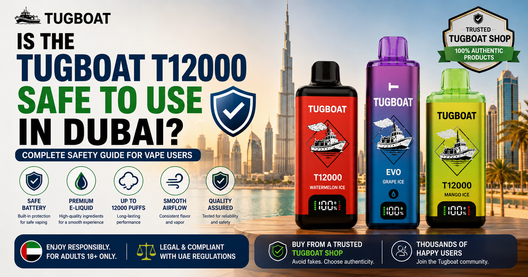 Is the Tugboat T12000 Safe to Use in Dubai