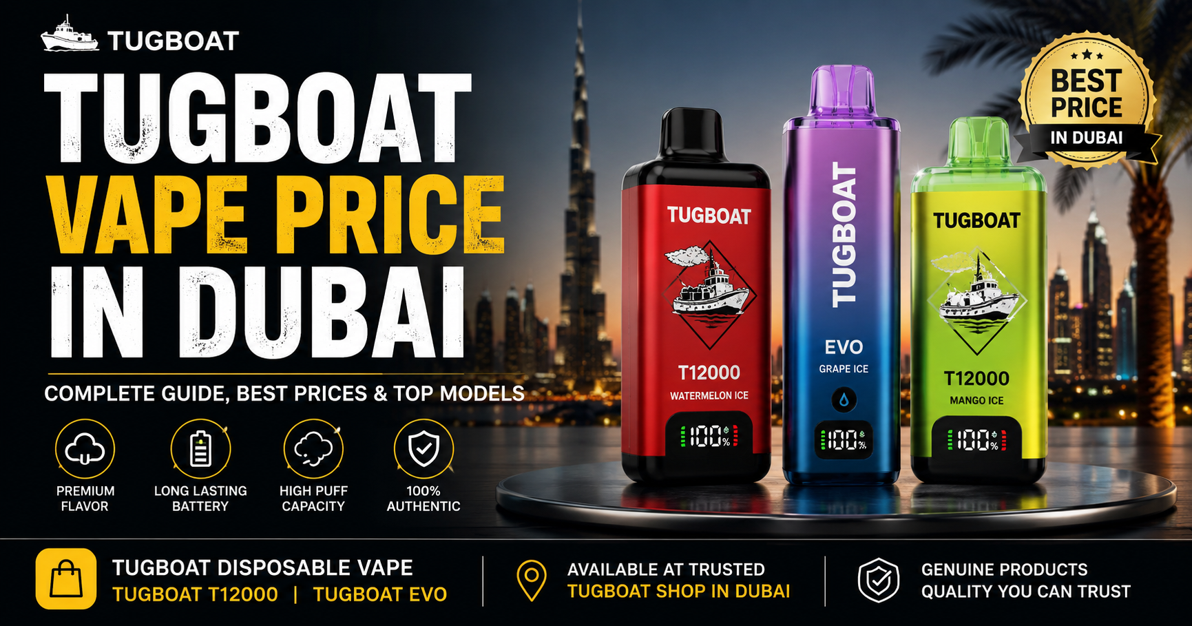 Tugboat Vape Price in Dubai