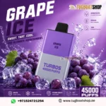 Bounce X Turbo 45000 Puffs Grape ICE Disposable Vape in Dubai