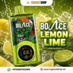 Bounce Turbo 60K Puffs 20Mg LEMON LIME Disposable Vape in Dubai UAE