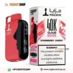 Mazaya Deep Lite Cloud Edge 40000 Puffs 20mg Strawberry cherry Rechargeable Disposable Vape in UAE
