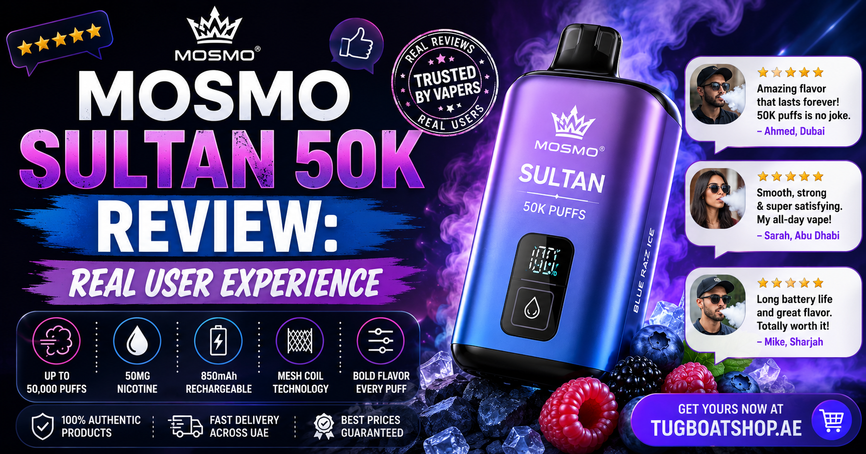 Mosmo Sultan 50K Review: Real User Experience