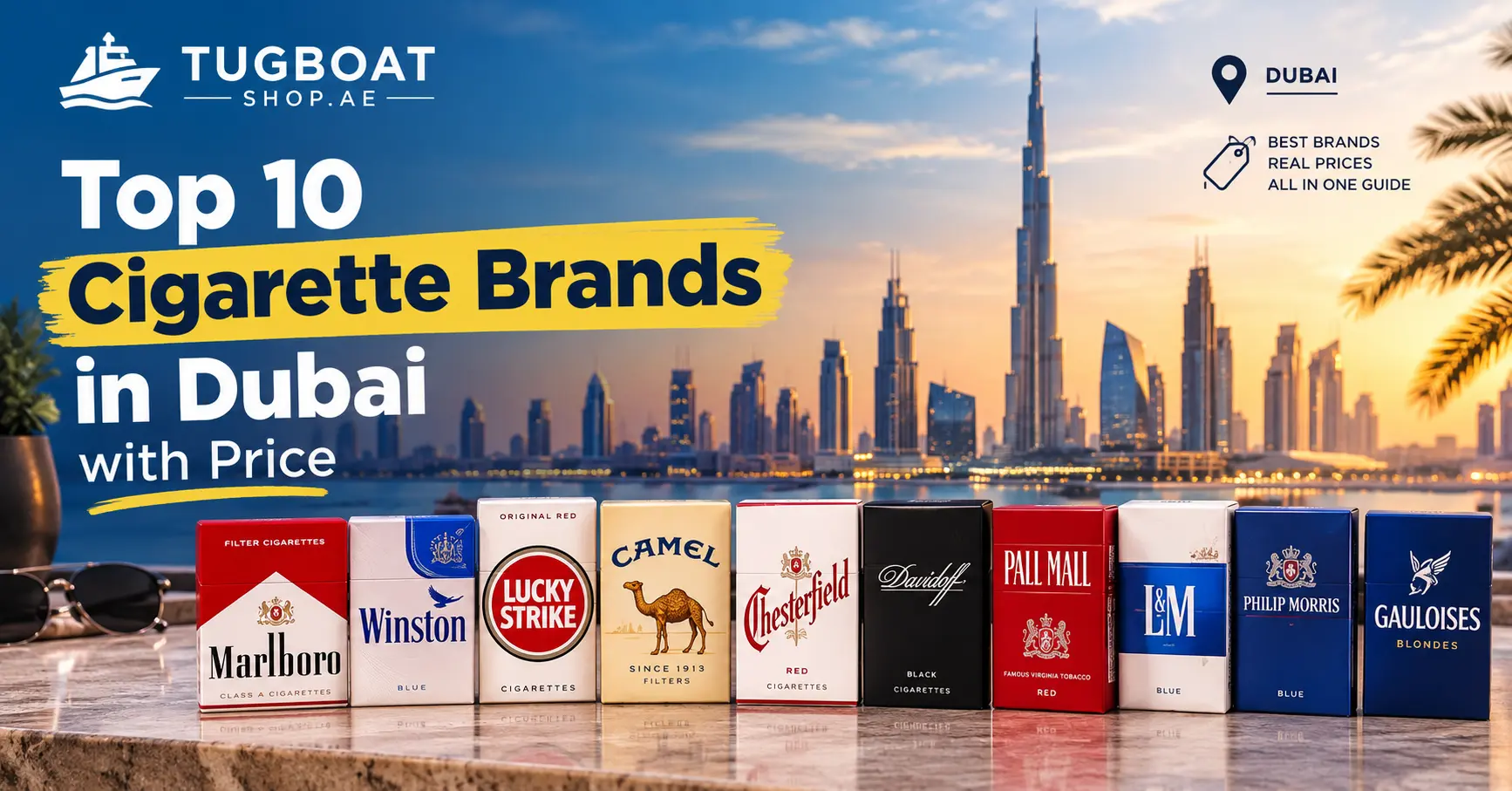 Top 10 Cigarette Brands in Dubai with Price
