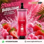 AAOK 110k Puffs STRAWBERRY BUBBLEGUM Disposable Vape in Dubai